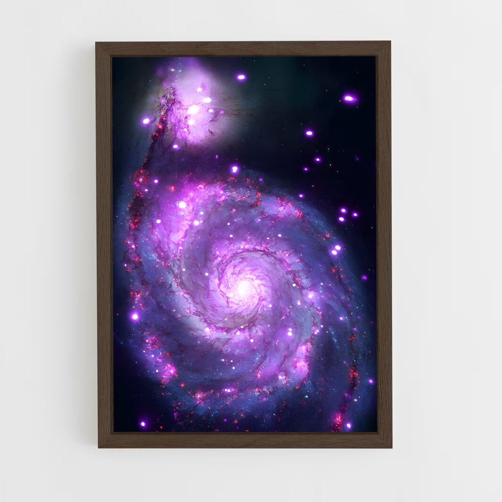 Poster superbe galaxie du Tourbillon (vue 5)